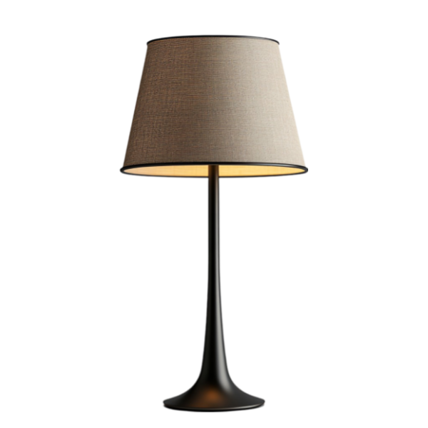 Decorative lamp above core sample card